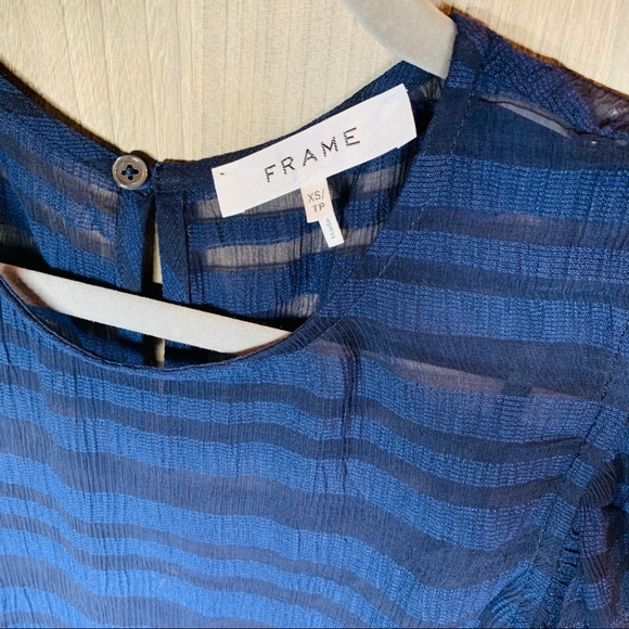 NWT Frame | Flounce Sleeveless Top - Picture 4 of 8